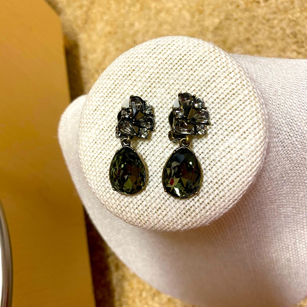 LOFT Hunter Green earrings